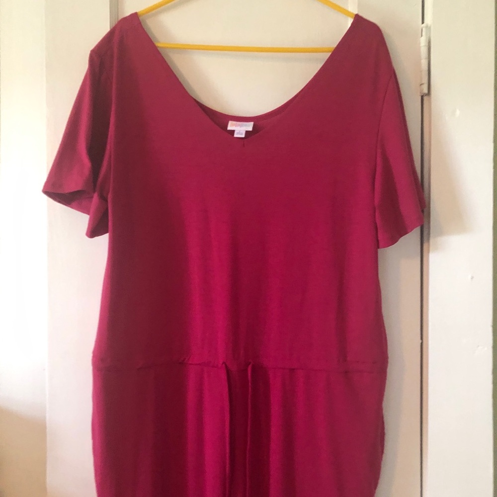LuLaRoe L pink Xoe